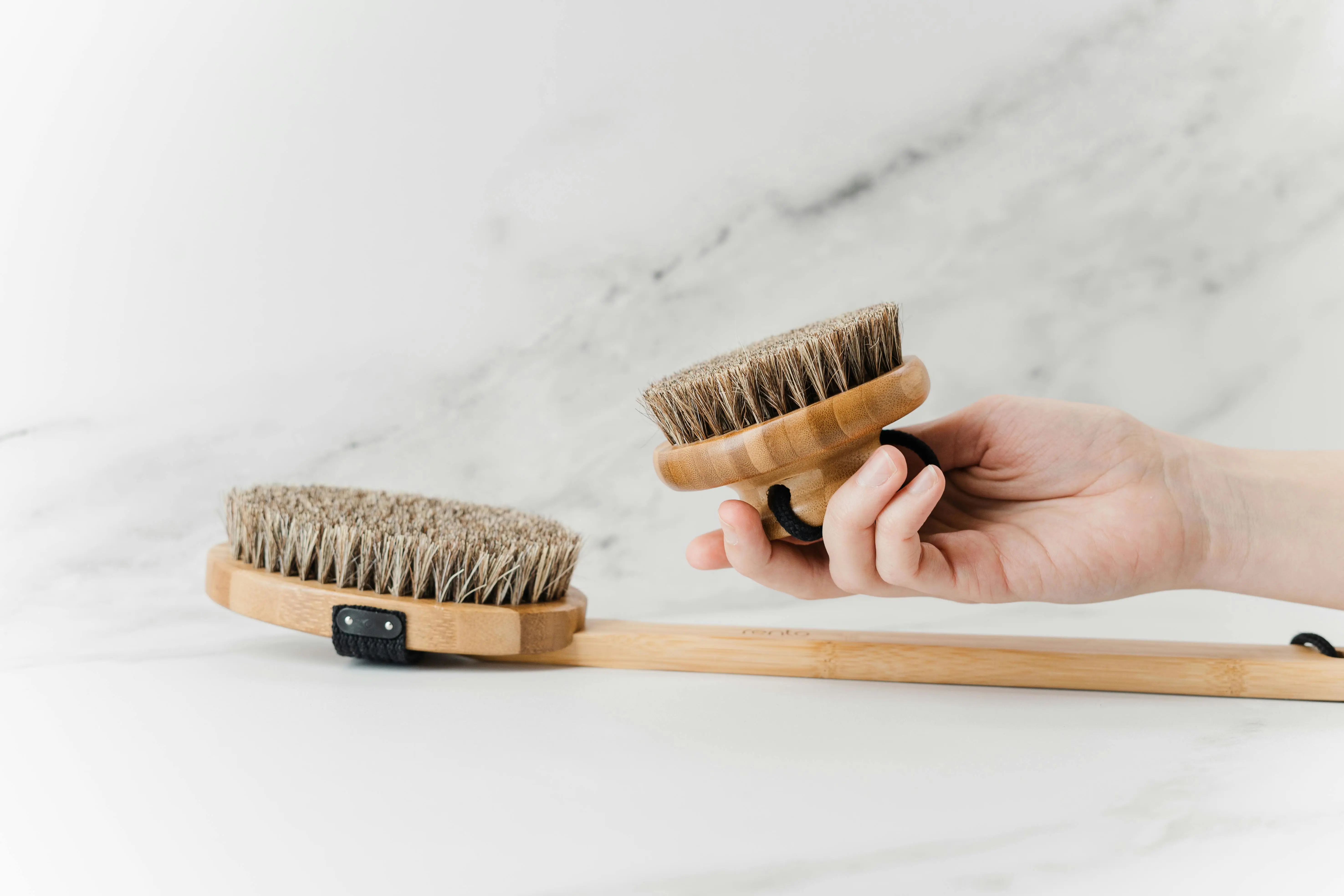 Bamboo Scrub Brushes as a sustainable cleaning product